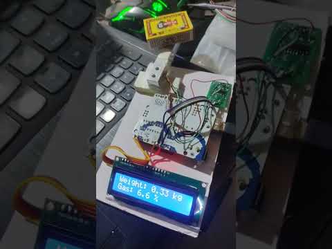 Digital Weight Scale using Load cell & Arduino #diyprojects #arduino #arduinoproject #easyproject