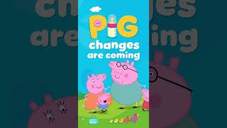 PIG Changes are Coming!!🍼  #PeppaPig #Shorts #ExpectingPigChanges
