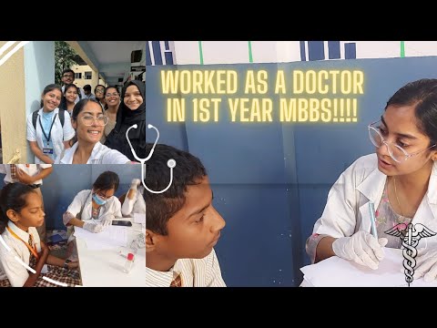 How did i work as Doctor in 1st Year MBBS !!!??? 😱|Vlog| FIELD VISIT ||BVDUMC