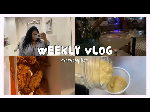 weekly vlog! post op appointment | back to work (DSP) | nightout | food review.
