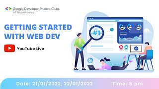 GDSC VIT Bhopal : Getting Started with Web Dev | Day 1 - Intro to HTML, CSS & JS
