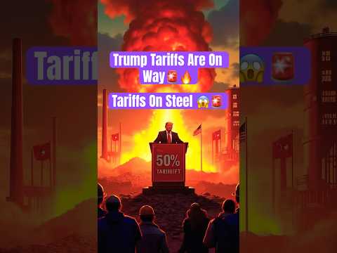 50% Steel Tariff – Trump’s Bold Move!🚨#ccr #trump #shortsfeed