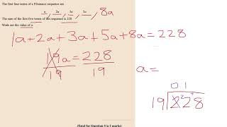 Forming and Solving Linear Equations GCSE Maths Sequence Problem