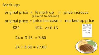 Markup and Discounts