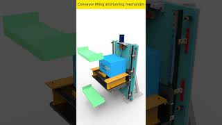 Conveyor Lifting Mechanism #mechanical #manufacturing #automation #engineering #mechanism #conveyor