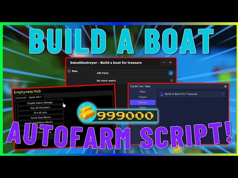 Build A Boat for Treasure Script Pastebin Auto Farm, Speed, Anti-AFK (2024)