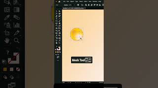 Make Bubbles use the Gradient mesh tool Adobe Illustrator 2024 #meshtool #adobeillustrator  #tips
