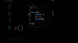 How To Change A Global Variable In A Function Python