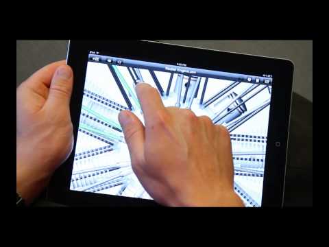 Solid Edge iPad viewer shown at Siemens PLM Conference in Las Vegas