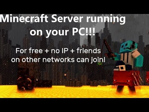 Minecraft Server on your PC for free (Friends can join + no IP or Launchers)
