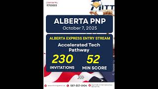 Alberta PNP Draw Updates - October 2025