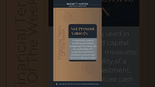 💡 Financial Term of the Week: Net Present Value (NPV) 💡