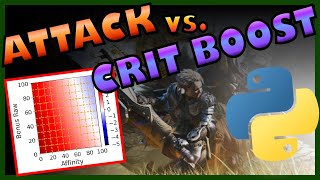 Doing MONSTER MATH like a PHYSICIST—Attack Boost vs. Crit Boost—Intro to Python and Google Colab