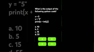 What is the output of the following python code? #python #coding #programming #question #school