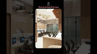 Minimalist Office Interior | Clean & Productive Workspaces #ModernWorkspaces #InteriorDesign