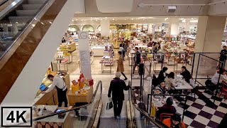 Selfridges London Luxury Store 🛍️🎅 Inside Look 👀 Walking Tour [4K, 3D Audio]