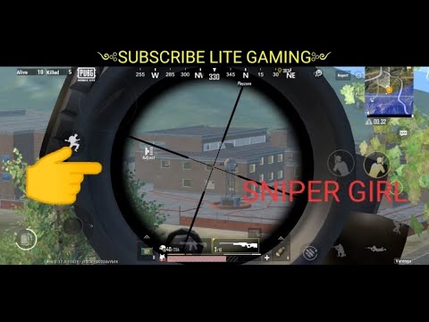 PUBG MOBILE LITE BEST SNIPER GIRL..?