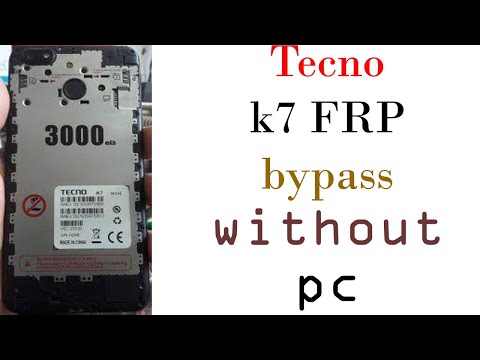 How to Frp Bypass Tecno K7 | Without PC | Easy &simple ways | Tech BD 20 New Video 2020 |