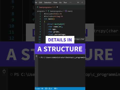 Details in STRUCTURE in C! #coding  #programming #javascript #programminglanguage #codelearning