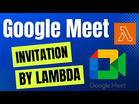 [DEMO] Send Google Meet Invitation by Lambda in Bangla