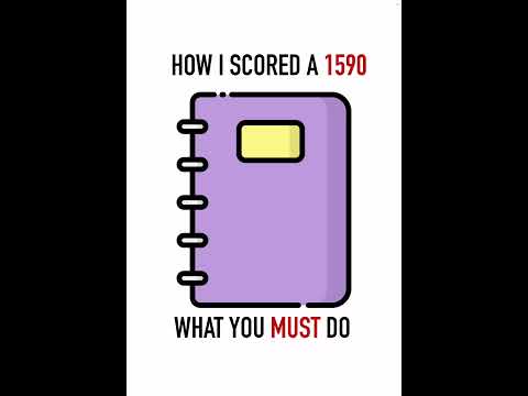 How I Scored a 1590 - SAT Secret  #satexam #satmathprep  #shotrs