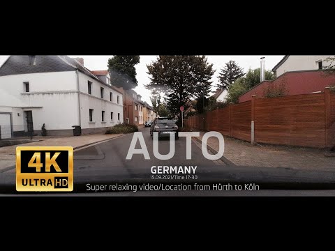 Relax Auto video. Watch, listen and relax. (🎧 Best with Headphones) Location Germany (Cologne).