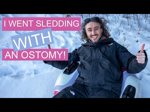 I Went Sledding With An Ostomy!