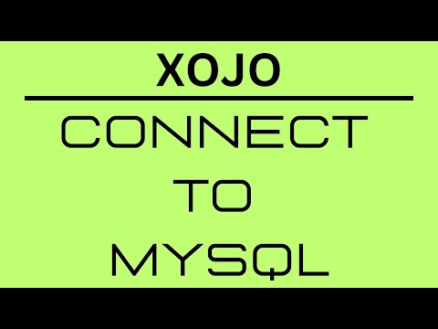 Xojo - Connect to your MySQLDatabase