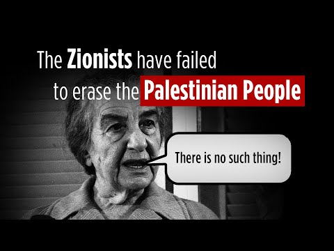 The Zionists have failed to erase the Palestinian People