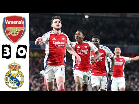 Arsenal vs Real Madrid (3-0)Extended HIGHLIGHTS UEFAChampions League Quarter- Finals