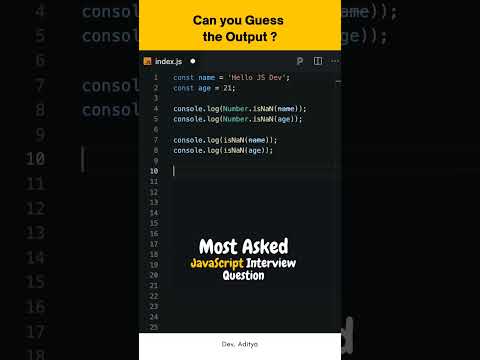 Most asked JavaScript Interview Question (1) #frontend #javascript #interview
