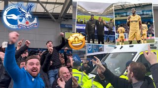 BRIGHTON 0-1 CRYSTAL PALACE VLOG 25/26 *SARR SCORES VITAL WINNER🤩 & CROWD TROUBLE SURFACES😱*