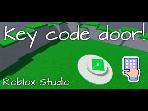 How to make a key code door in Roblox Studio!