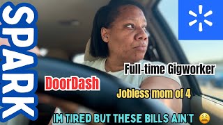 multi-app madness: jobless mom of 4 hustling with Spark and DoorDash