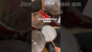 Vintage Drum Groove - sometimes simple is better! #drums #drummer #drumset #shorts #buddyholly