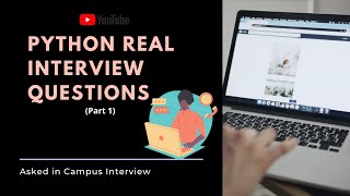 Python data science questions asked in Campus Interview | Python campus interview Questions (Part 1)