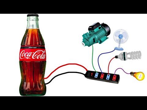 Getting Free 220v Electricity From Coca-Cola Drink, Lifetime Electricity