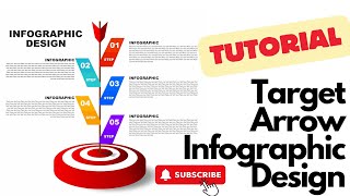 Target Arrow Infographic Design | #coreldrawtutorialhindi #graphicdesign #infographic #tutorial