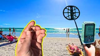 BIG Gold Found Beach Metal Detecting!