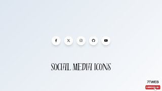 How to Create Stunning Social Media Icons with HTML and CSS | Web Development Tutorial