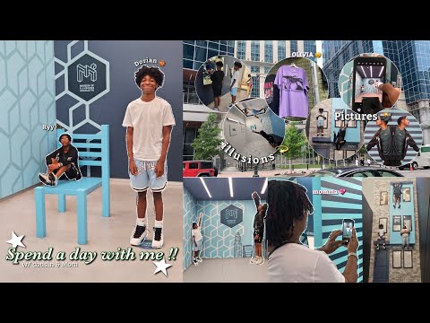 SPEND A DAY WITH ME!! *ft. My Cousin & Mom* (museum, illusions, ALOT of Pictures)