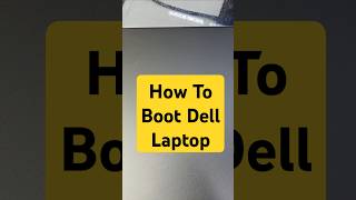 How To Boot Dell Laptop#windows #howtochangegmailpasswordinmobile #laptop #computer #bootableusb