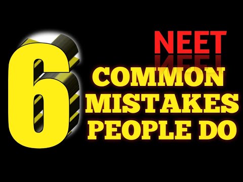Common mistakes students do while writing NEET || COMMON MISTAKES NEET ||