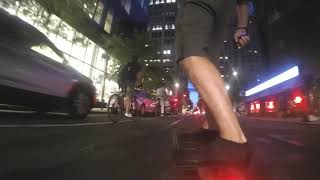 Great night skateboarding in Manhattan with the @nycchillesk8group