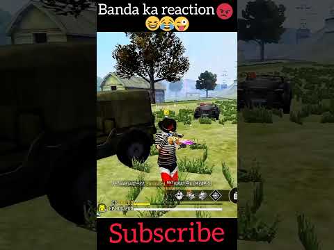 Banda ka reaction 😡🤣😆 #freefire #shorts #funny #gaming #video #clips #montage #short #foryou #game