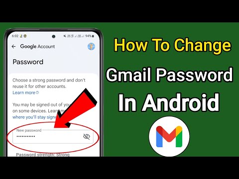 How To Change Gmail Password In Android Phone?