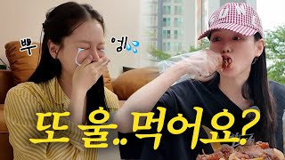 vlog | 마늘쫑 비빔밥 막차타고 엽떡 퍼먹고.. 야장 매운족발 먹는 일상 | 순대국밥에 소주 그러다 울고..? | 수육에 막걸리 | 첫 아쿠아리움👶🏻
