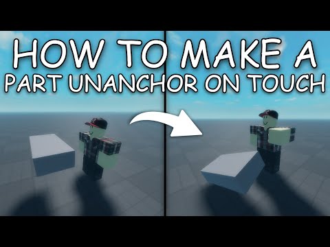 HOW TO MAKE A PART UNANCHOR ON TOUCH [Roblox Studio Tutorial]