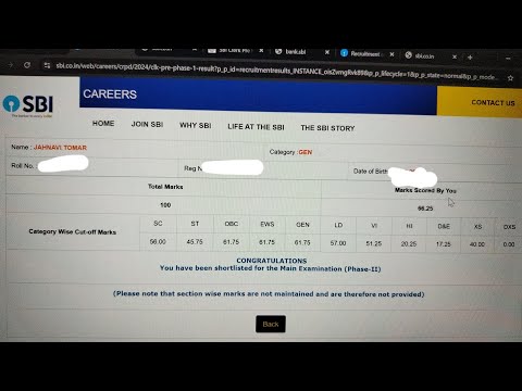 Sbi clerk prelims Result is out🎉||My Scorecard ||#sbiclerkexam#sbipoexam #sbiclerkresult#viralvideo