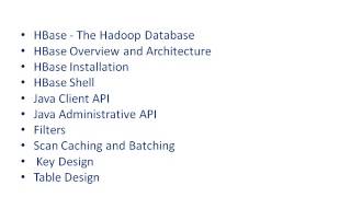 Big data training @ Magnific training